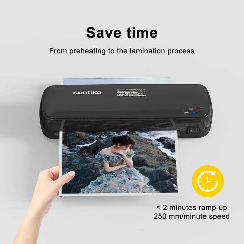 4-In-1 Professional Laminator: 3 Min Fast Heat/Seal A4/A5/A6 Documents | with Overheat Protection & Fade-Proof Technology | for Office, Small Business & Home Use