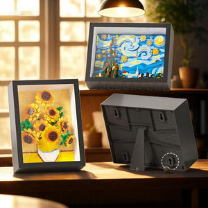 1118+Pcs Galaxy Frame Building Blocks Set, Abs Material Creative Christmas Gift, Decorative Figurine, Party Favor, Stress Relief Toy