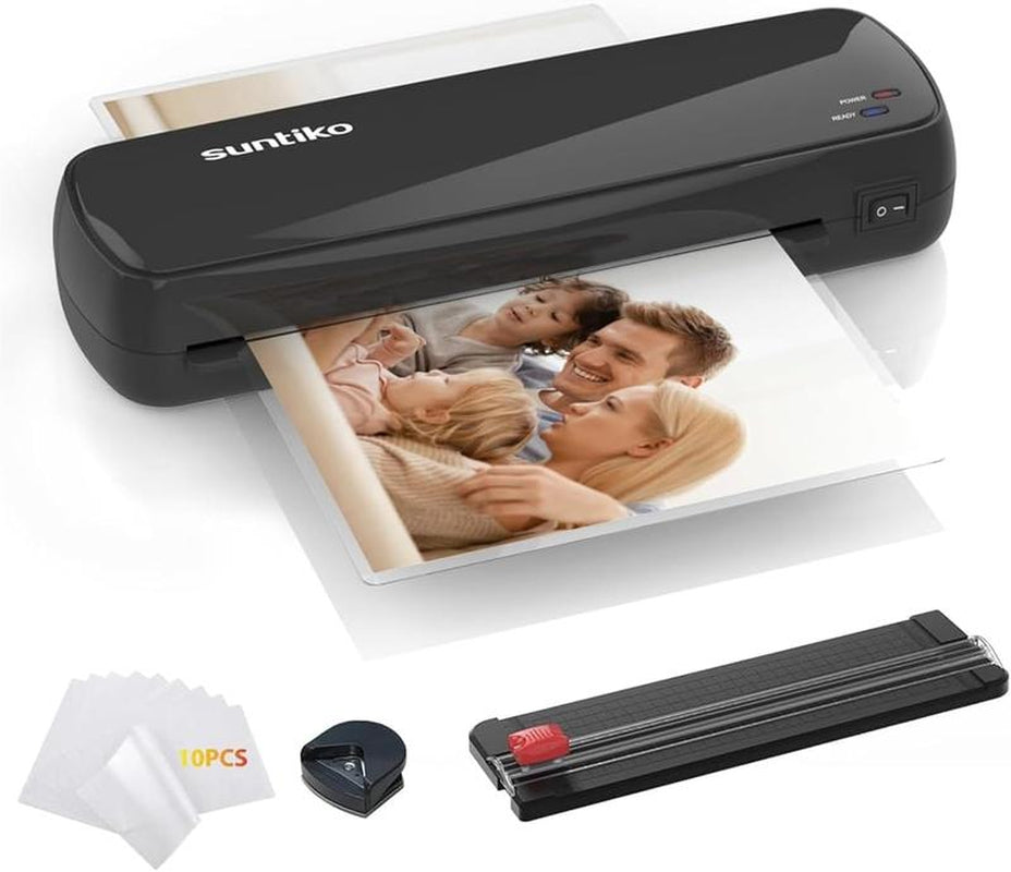 4-In-1 Professional Laminator: 3 Min Fast Heat/Seal A4/A5/A6 Documents | with Overheat Protection & Fade-Proof Technology | for Office, Small Business & Home Use