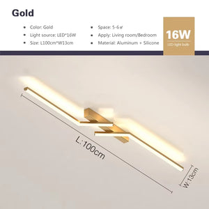 Modern LED Ceiling Lamp for Living Room & Bedroom | DUCA