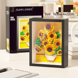 1118+Pcs Galaxy Frame Building Blocks Set, Abs Material Creative Christmas Gift, Decorative Figurine, Party Favor, Stress Relief Toy