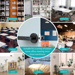 Smart Fingerprint Door Lock Biometric Keyless Entry Door Knob with Keypads by for Home