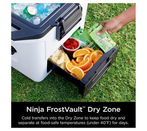 Ninja Frostvault 30Qt Hard Cooler W/ Dry Zone