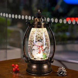 2025 Christmas Gifts: Portable Oil Lamps, Crystal Ball Lighting & Snow Light – Perfect for Christmas Tabletop Decoration