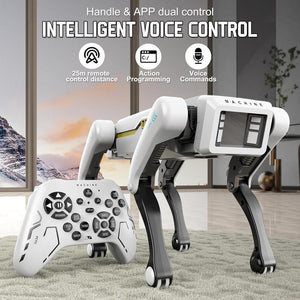 (Akeleo)Programmable AI Robot Dog - Voice Control, 25-Meter Stable Connection, Learning Skills and Patrol Functions - Interactive STEM Learning Toy Suitable for Children - Ideal Birthday and Christmas Gift
