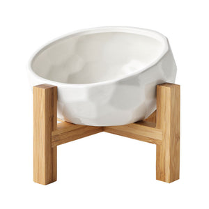 Tilted Pet Bowl for Cats & Dogs | DUCA