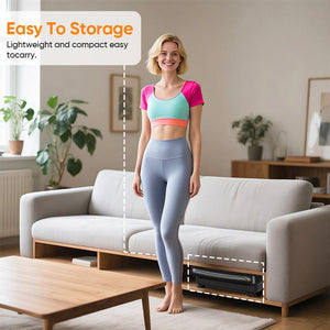 Tisscare Vibration Plate Whole Body Exercise and Pelaxation Machine Lymphatic Detox Device with Smart Screen Low Noise Max Weight 300Lb for Home Exercise Platform