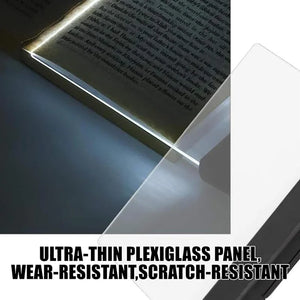 -ESTR Multifunctional LED Flat-Panel Night Vision Reading Lamp, Clear Book Page Light at Night, Flat Book Light, Booklights