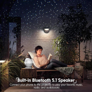 Rossetta Star Projector, Galaxy Projector LED Lights for Bedroom, Remote Control & White Noise, Night Light for Kids Room, Adults Home Theater,Party, Room Decor, Gift for Christmas, Birthday Christmas Gift Star Lights