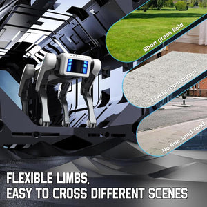 (Akeleo)Programmable AI Robot Dog - Voice Control, 25-Meter Stable Connection, Learning Skills and Patrol Functions - Interactive STEM Learning Toy Suitable for Children - Ideal Birthday and Christmas Gift