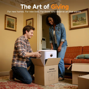 FEPPO Towel Warmer, 23L Large Capacity Luxury Towel Warmers for Bathroom with Hearthglow Display, Rotary Timer Control & LED Countdown, Fits 2 Large Towels, Bathrobes, Blankets, Pajamas