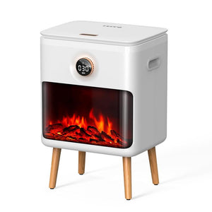 FEPPO Towel Warmer, 23L Large Capacity Luxury Towel Warmers for Bathroom with Hearthglow Display, Rotary Timer Control & LED Countdown, Fits 2 Large Towels, Bathrobes, Blankets, Pajamas