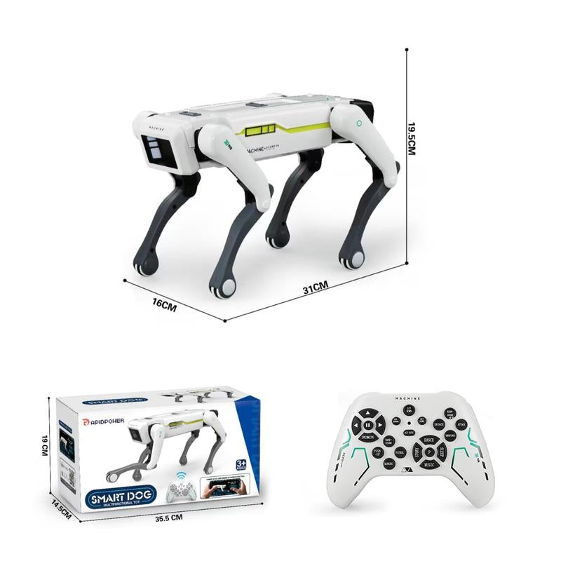 (Akeleo)Programmable AI Robot Dog - Voice Control, 25-Meter Stable Connection, Learning Skills and Patrol Functions - Interactive STEM Learning Toy Suitable for Children - Ideal Birthday and Christmas Gift