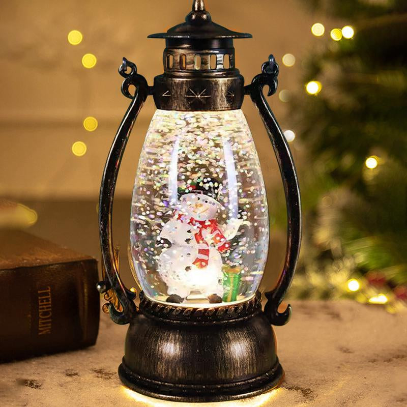 2025 Christmas Gifts: Portable Oil Lamps, Crystal Ball Lighting & Snow Light – Perfect for Christmas Tabletop Decoration