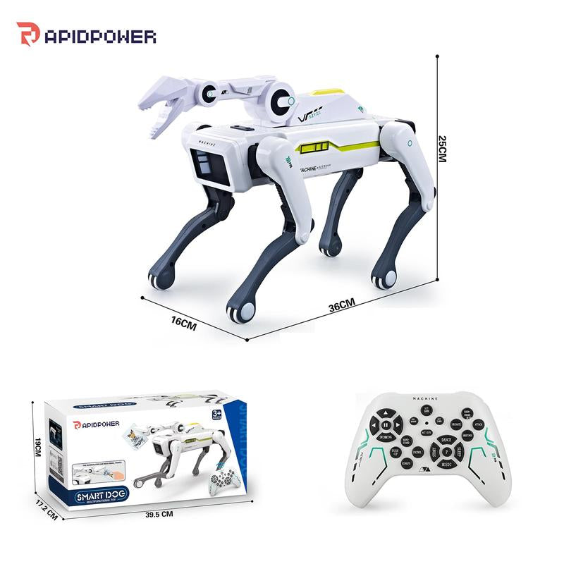 (Akeleo)Programmable AI Robot Dog - Voice Control, 25-Meter Stable Connection, Learning Skills and Patrol Functions - Interactive STEM Learning Toy Suitable for Children - Ideal Birthday and Christmas Gift
