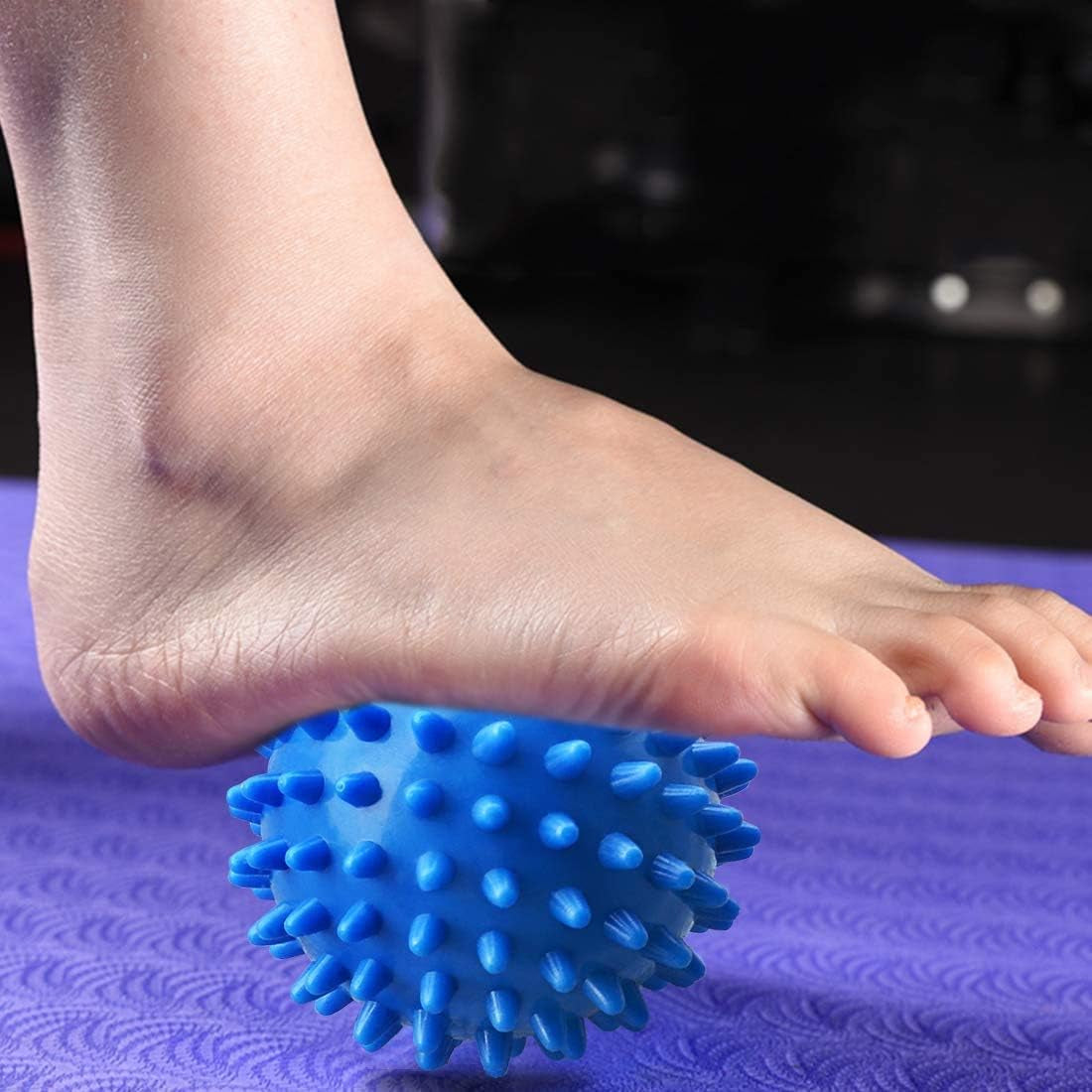 Blue Spiky Massage Balls for Foot Therapy | DUCA