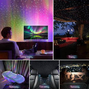 Rossetta Star Projector, Galaxy Projector LED Lights for Bedroom, Remote Control & White Noise, Night Light for Kids Room, Adults Home Theater,Party, Room Decor, Gift for Christmas, Birthday Christmas Gift Star Lights