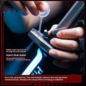 Sparkblade Sword with Sparks, Smoke Sparking Light up Sword, Anime-Inspired Light-Up Swords for Cosplay, Roleplay, and Collectors, Perfect for Costumes, Halloween, and Display