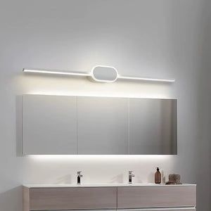 Modern LED Wall Lamps White Black Mirror Headlights Base Decor Walls Sconce for Bathroom Bedroom Living Room Indoor Lighting