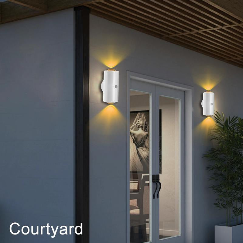 Under Cabinet Lights, Motion Sensor Night Light Indoor, Rechargeable 1500Mah LED, Auto-On Magnetic Dimmable Lamp, 7 Ambient Colors, Plug-Free Stick Anywhere Lighting for Bathroom, Bedroom, Kitchen, Stairs