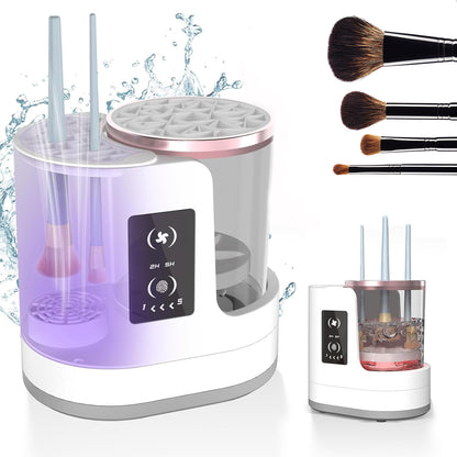 Electric Makeup Brush Cleaner Rechargeable Makeup Brushes Cleaning Tool Automatic Makeup Brush Cleaning Stand Device DUCA