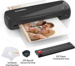 4-In-1 Professional Laminator: 3 Min Fast Heat/Seal A4/A5/A6 Documents | with Overheat Protection & Fade-Proof Technology | for Office, Small Business & Home Use