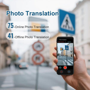 Itour D-Lite Dual Screen Language Translator Device, 2025 Real-Time Voice Translation Interpreter Hub 139 Languages, Group Chat & Photo & Phonetranslation, Instant Pocket AI Translator Device