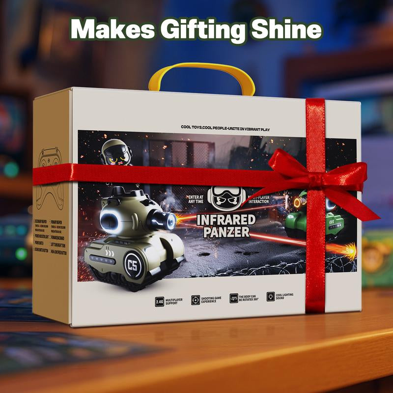 2 Pack RC Battle Tanks with Laser Tag & Infrared System|Hobby RC Cars Shoot to Ejected Out| Battle Tanks for 6 7 8 9 10 Year Old Boys Girls | Christmas Birthday Gifts for Toddler Kids