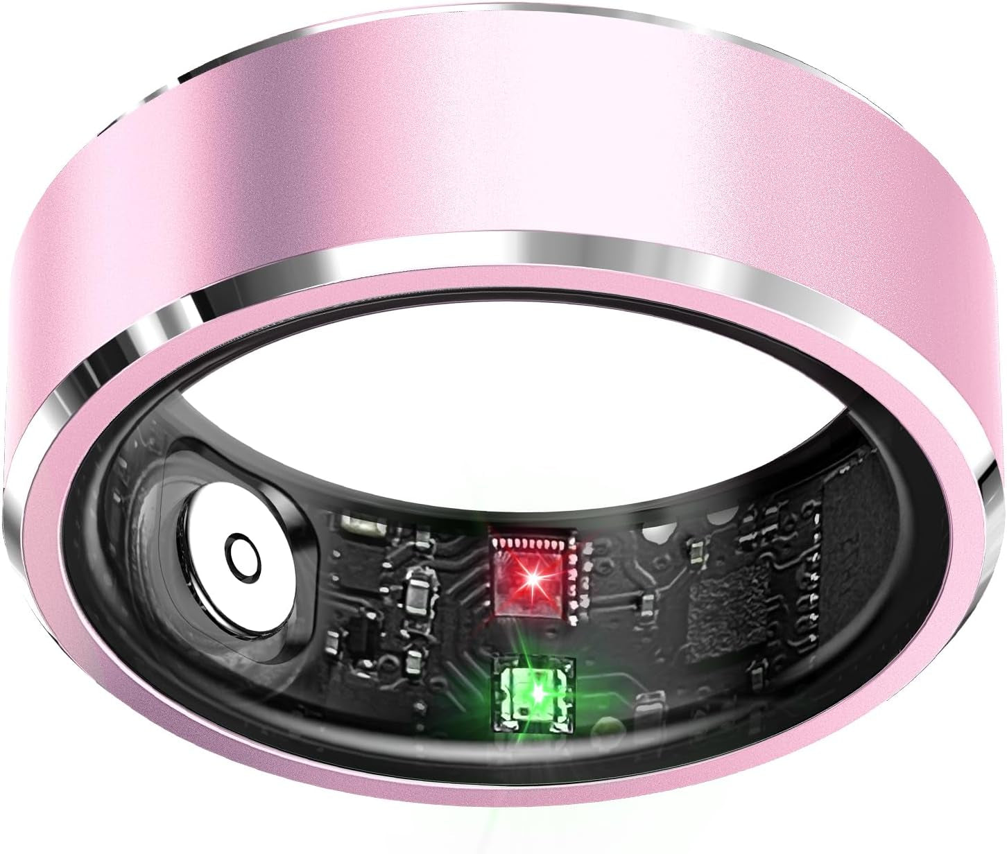 Smart Ring Health Tracker, Sleep Tracker Ring with Heart Rate, Waterproof Fitness Ring for Activity Monitoring/Steps/Distance/Calories, Air Gestures, up to 7-Day Battery, for Ios Android (Black,#10)