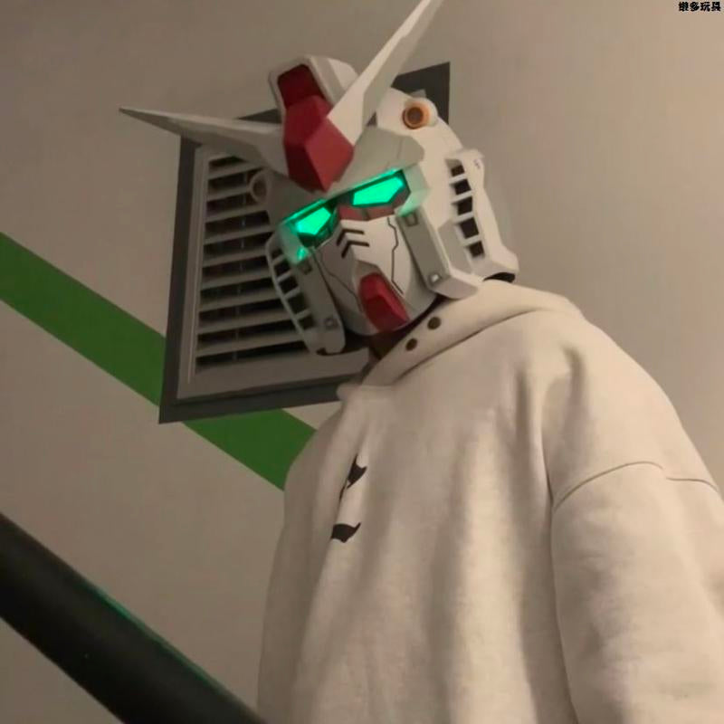 Gunpla Rx-78 Gundam BN Head Collection Action Figures with Base Wearable Robot Helmet Kits Models Cosplay Kids Boy Birthday Gift