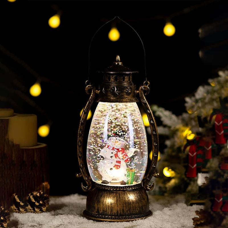 2025 Christmas Gifts: Portable Oil Lamps, Crystal Ball Lighting & Snow Light – Perfect for Christmas Tabletop Decoration