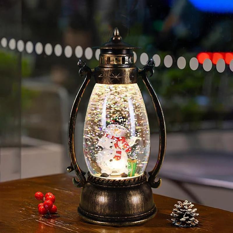 2025 Christmas Gifts: Portable Oil Lamps, Crystal Ball Lighting & Snow Light – Perfect for Christmas Tabletop Decoration