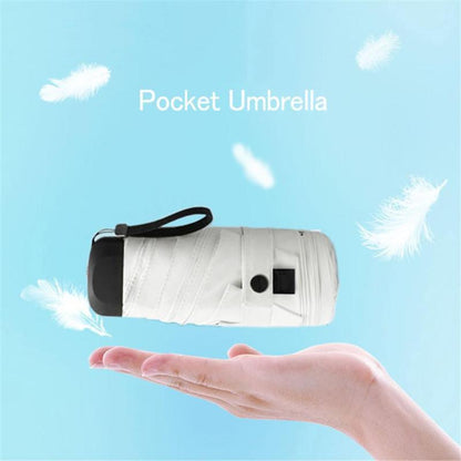 Portable Anti-UV Pouch Mini Umbrella Rain Women Windproof Durable 5 Folding Sun Umbrellas Portable Solar Female Parasol DUCA