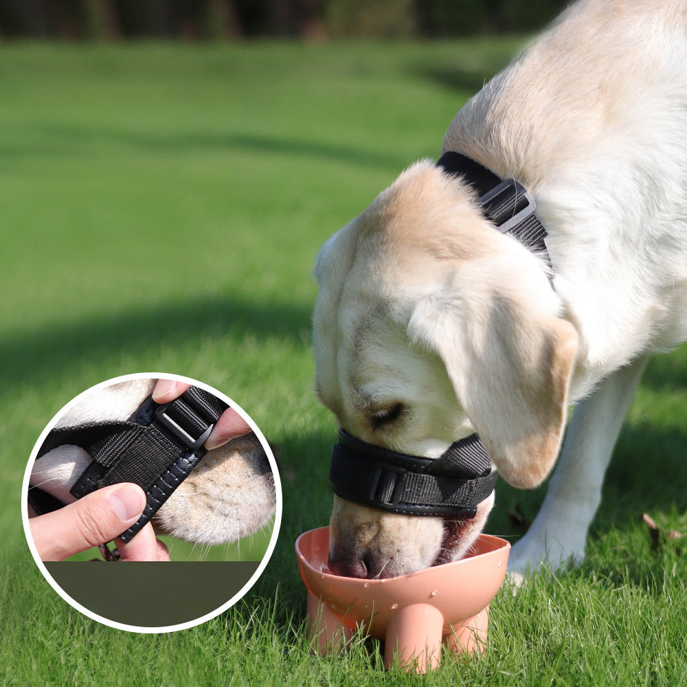 Dog Muzzle Adjustable Anti-bite Anti-barking Dog Muzzle Thickened Soft Foam Anti-feeding Dog Muzzle DUCA