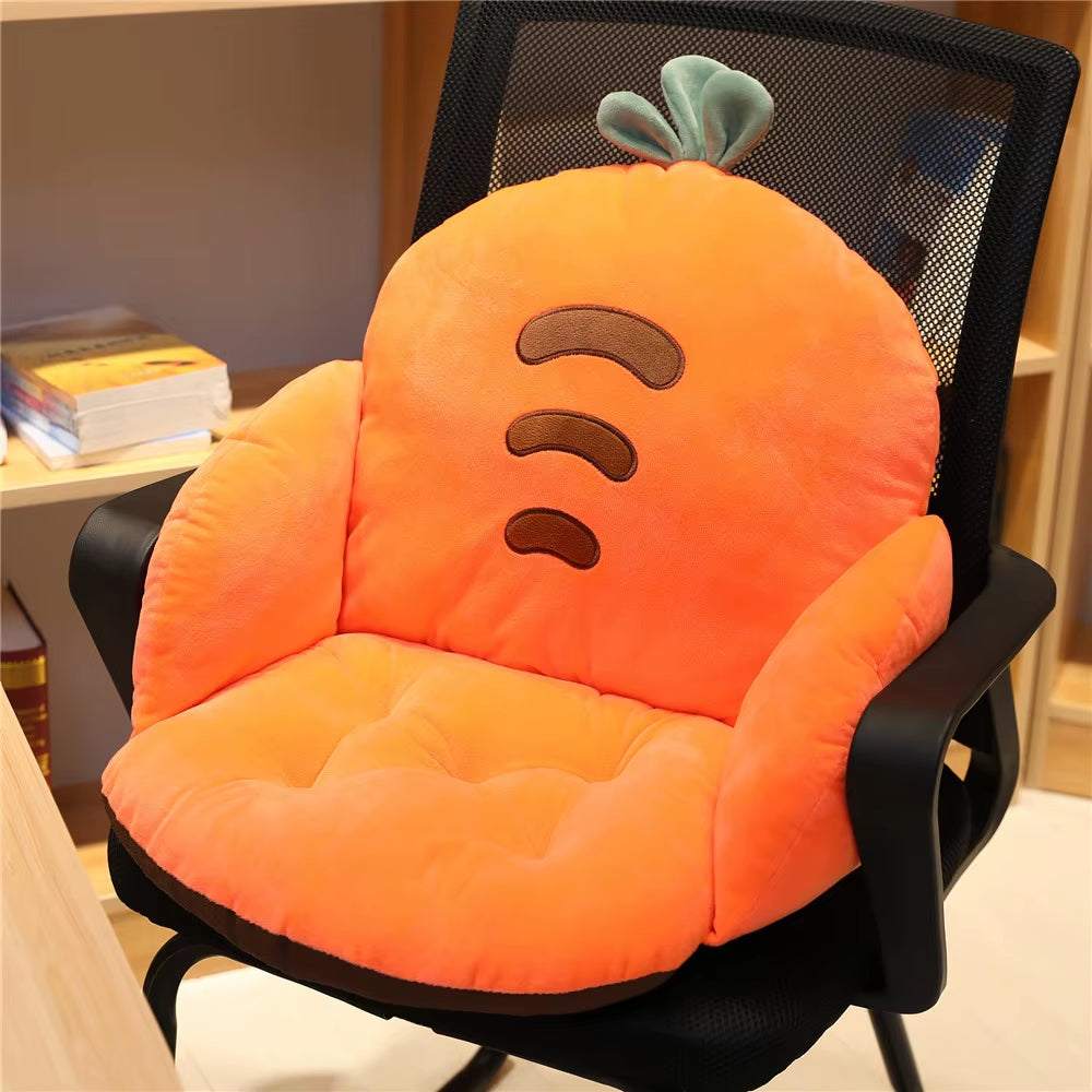 Chair Cushion with Straps Non-Slip Sofa Cushion and Seat Cushion with Machine Washable Seat Back Cushion