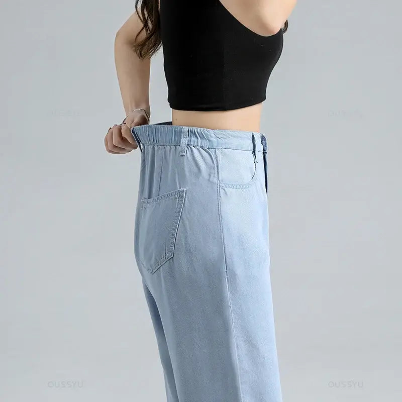 Women's Baggy Wide Leg Denim Pants DUCA