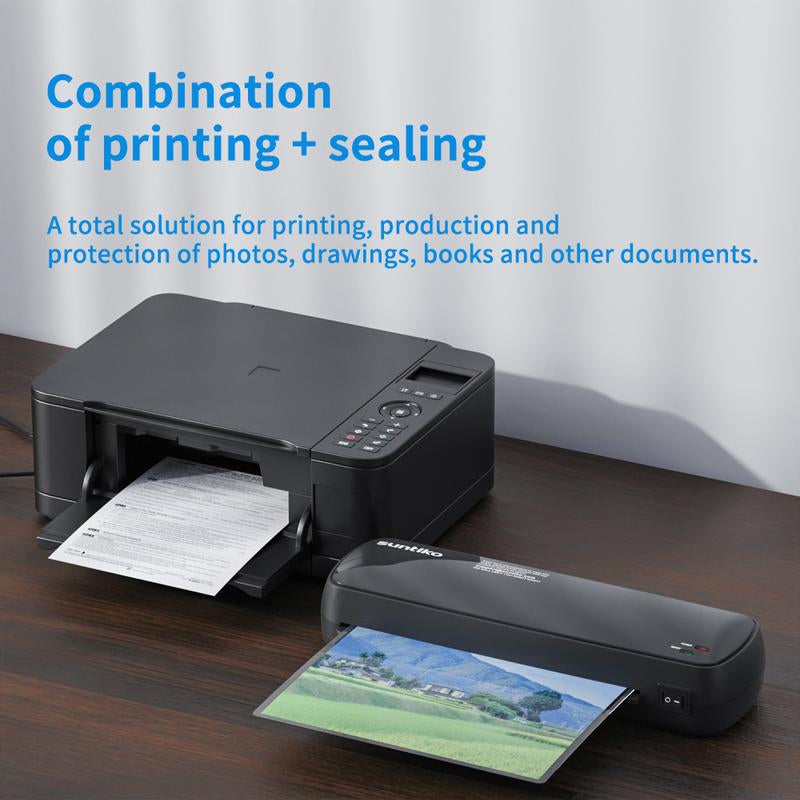 4-In-1 Professional Laminator: 3 Min Fast Heat/Seal A4/A5/A6 Documents | with Overheat Protection & Fade-Proof Technology | for Office, Small Business & Home Use
