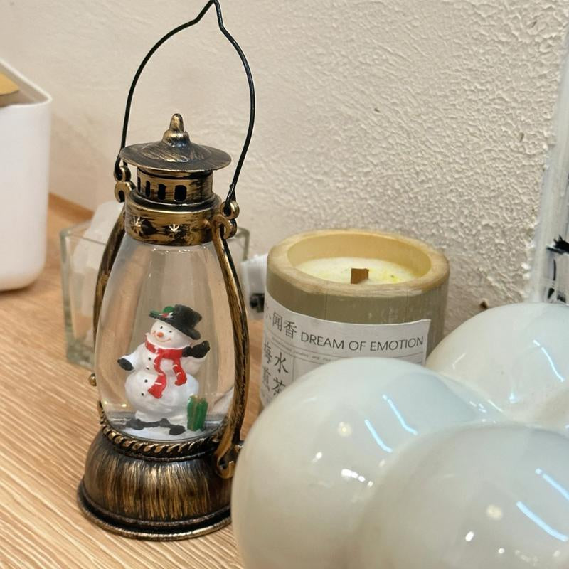 2025 Christmas Gifts: Portable Oil Lamps, Crystal Ball Lighting & Snow Light – Perfect for Christmas Tabletop Decoration