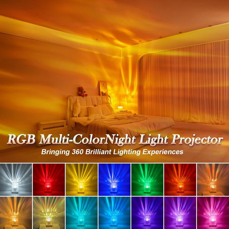 One Fire Flower Lamp Ambient Lighting for Bedroom,18 Colors Cool Things Water Ripple Lamp,Dimmable+Remote+Timer Space Projector Gifts for Women Who Have Everything,Pink Roses Romantic Bedroom Decor