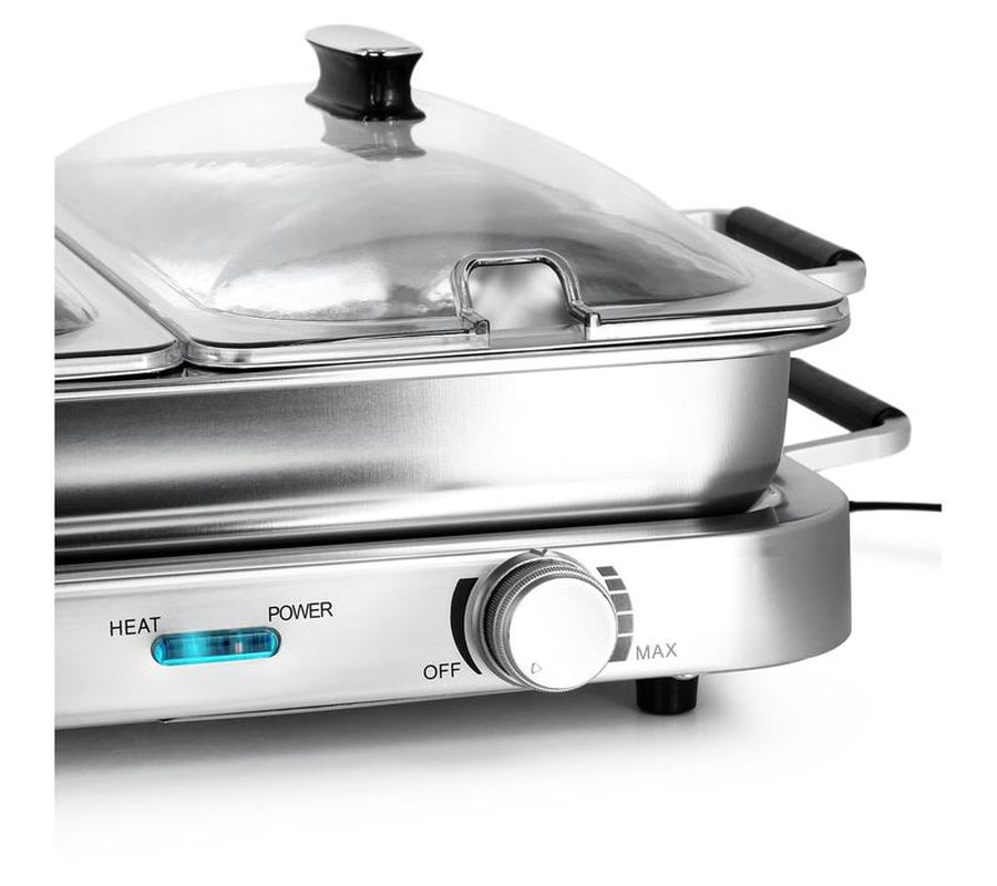 Megachef 3-In-1 Electric Chaffing Buffet Server& Warming Tray