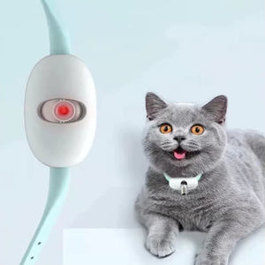 Smart Laser Cat-Teasing Collar Adjustable USB Charging Infrared Cat-Teasing Stick Cat Interactive Self Hi Cat Toy