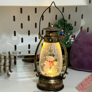 2025 Christmas Gifts: Portable Oil Lamps, Crystal Ball Lighting & Snow Light – Perfect for Christmas Tabletop Decoration