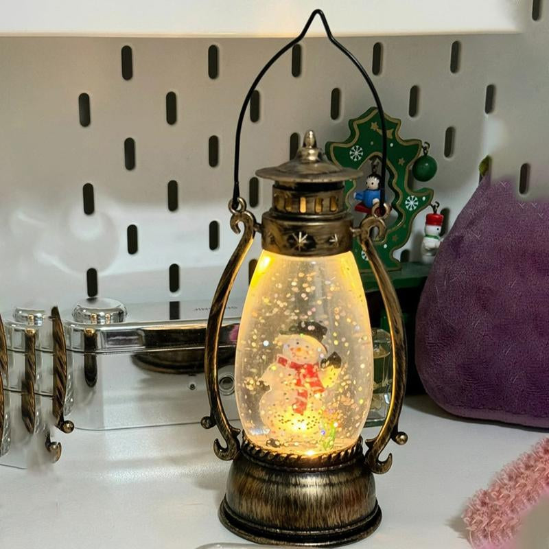 2025 Christmas Gifts: Portable Oil Lamps, Crystal Ball Lighting & Snow Light – Perfect for Christmas Tabletop Decoration