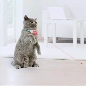 Smart Laser Cat-Teasing Collar Adjustable USB Charging Infrared Cat-Teasing Stick Cat Interactive Self Hi Cat Toy