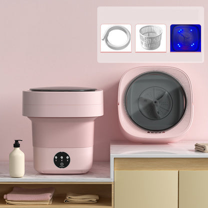 Mini Foldable Washing Machine Portable Mini Socks Underwear Panties Washing Machine Big Capacity 3 Models With Spinning Dry Gadgets DUCA