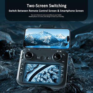 SYNX 5G GPS Drone:Dual Camera,Rc Included,Laser Obstacle Avoidance,Optice Flow,Brushless Motors,Auto Return Navigation,One-Key Takeoff/Return