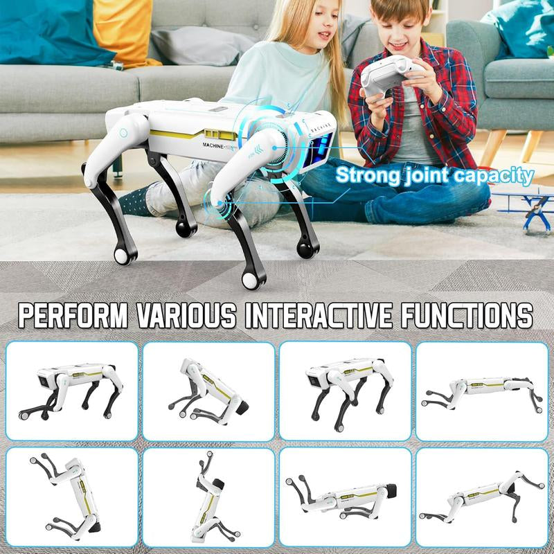 (Akeleo)Programmable AI Robot Dog - Voice Control, 25-Meter Stable Connection, Learning Skills and Patrol Functions - Interactive STEM Learning Toy Suitable for Children - Ideal Birthday and Christmas Gift