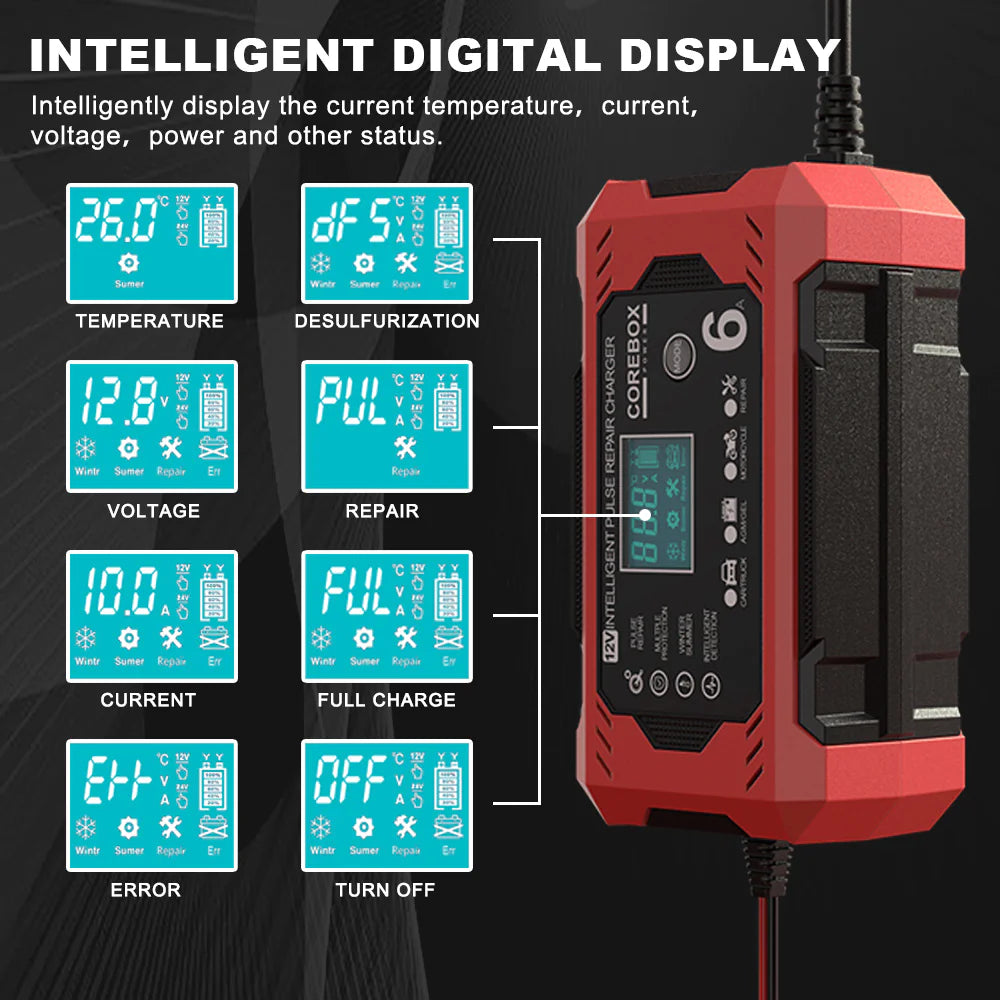 12V 6A Smart Battery Charger DUCA