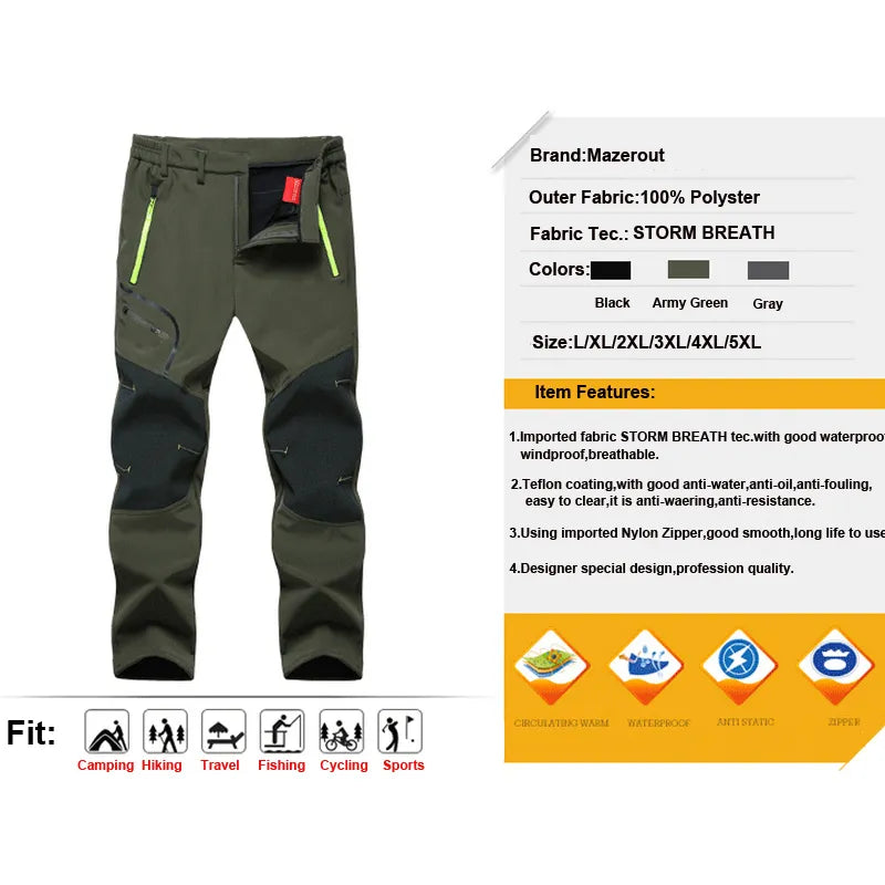 Men Oversized Winter Outdoor Pants DUCA