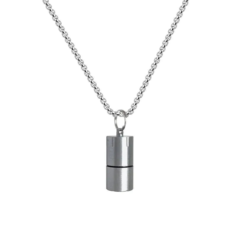 Punk Lighter Men Stainless Steel Necklace DUCA